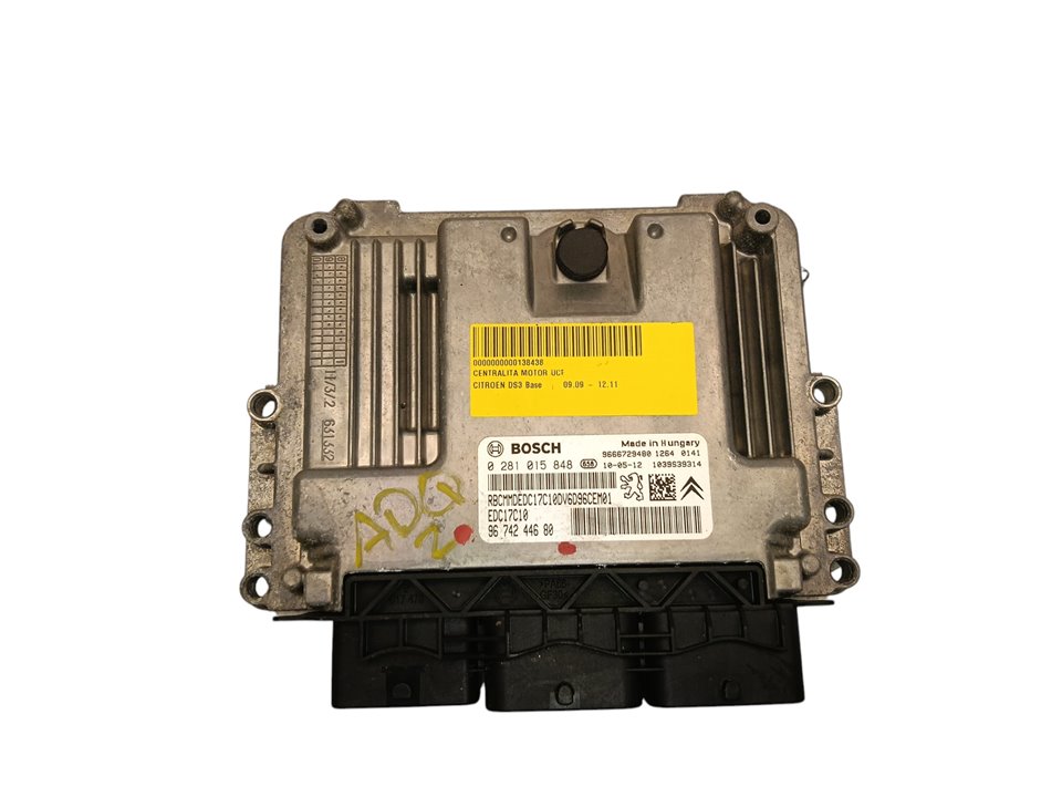 Centralita motor uce Citroën DS3