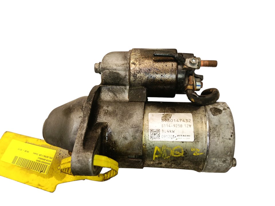 Motor arranque Opel Astra J