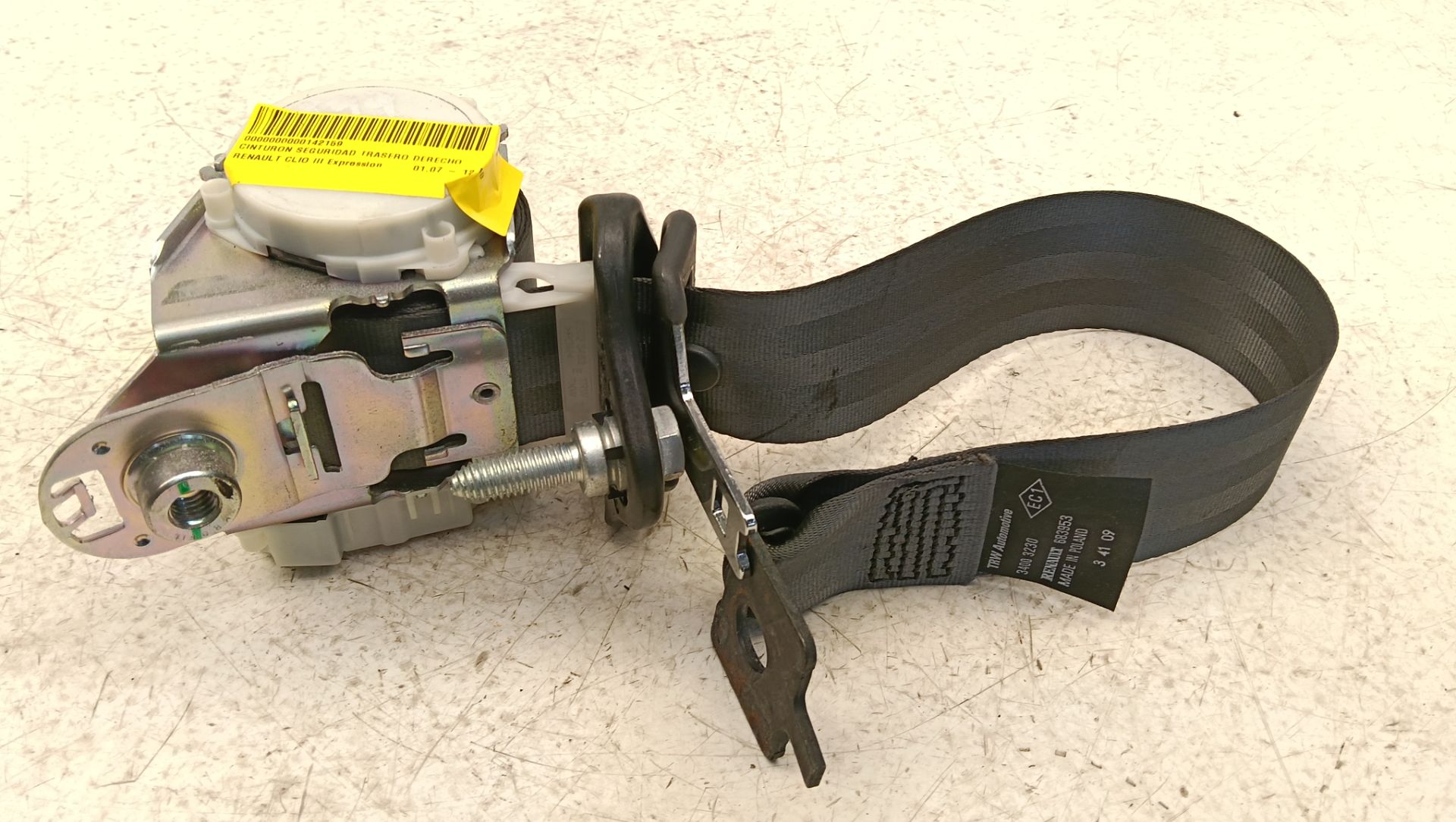 Cinturón seguridad Renault Clio III