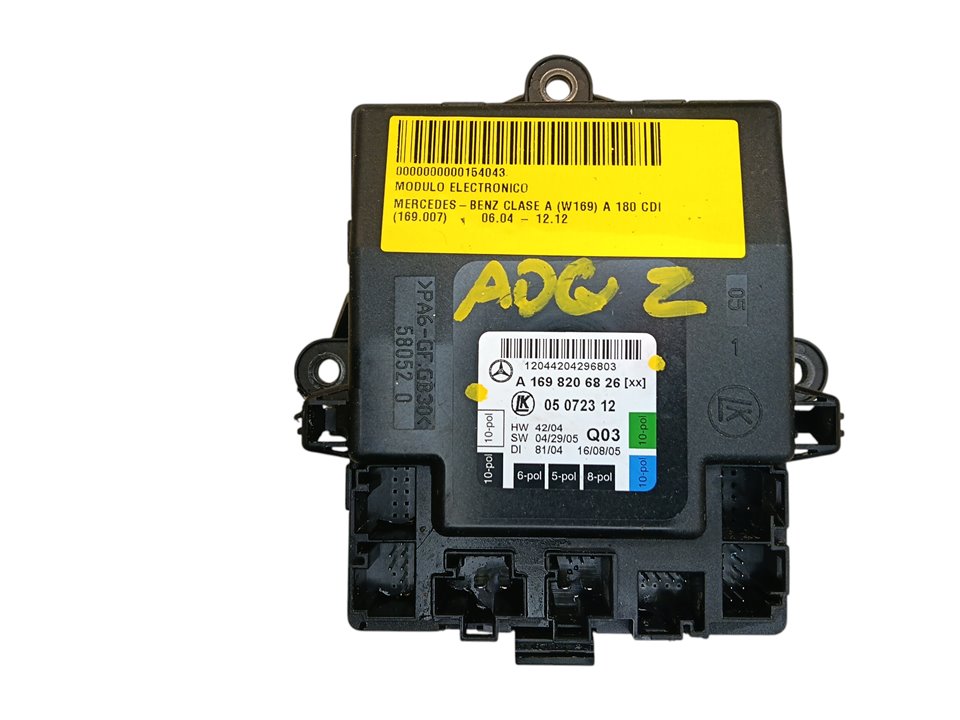 Módulo electrónico Mercedes-Benz A (BM 169)