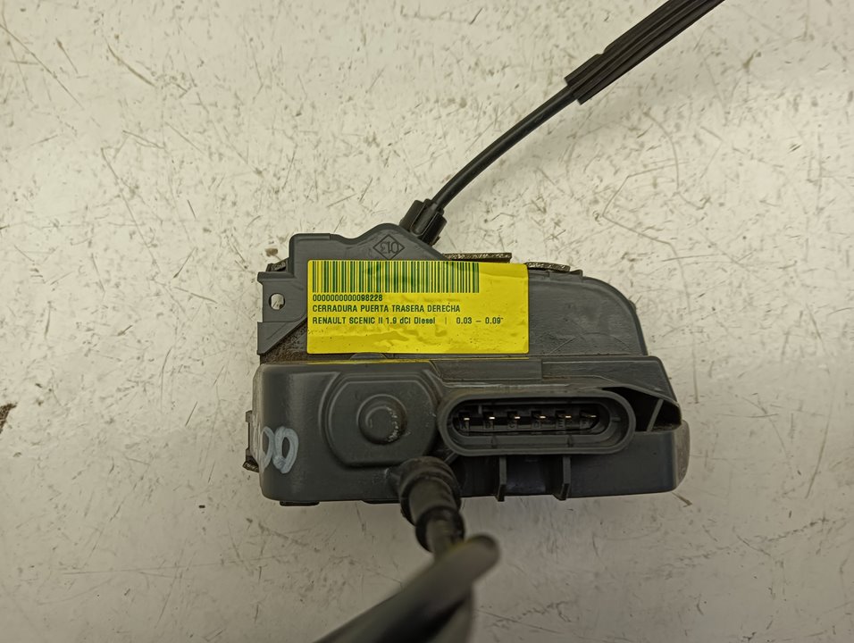 Cerradura puerta trasera derecha Renault Scenic II (JM), foto 1 de 3