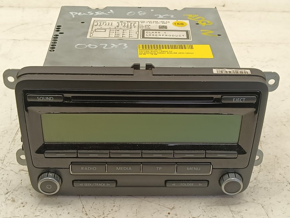 Sistema audio / radio CD Volkswagen Passat (3C2)
