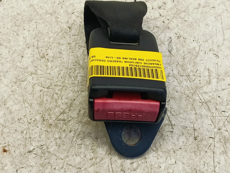 Enganche cinturón Peugeot 206