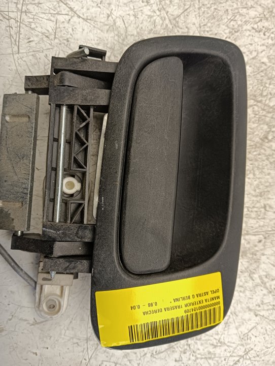 Maneta exterior trasera derecha Opel Astra G, foto 1 de 2