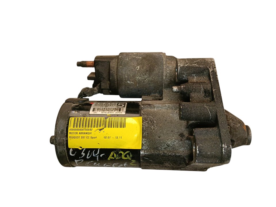 Motor arranque Peugeot 207 CC Cabrio-Coupe