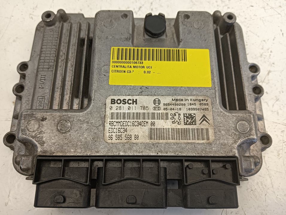 Centralita motor uce Citroën C3