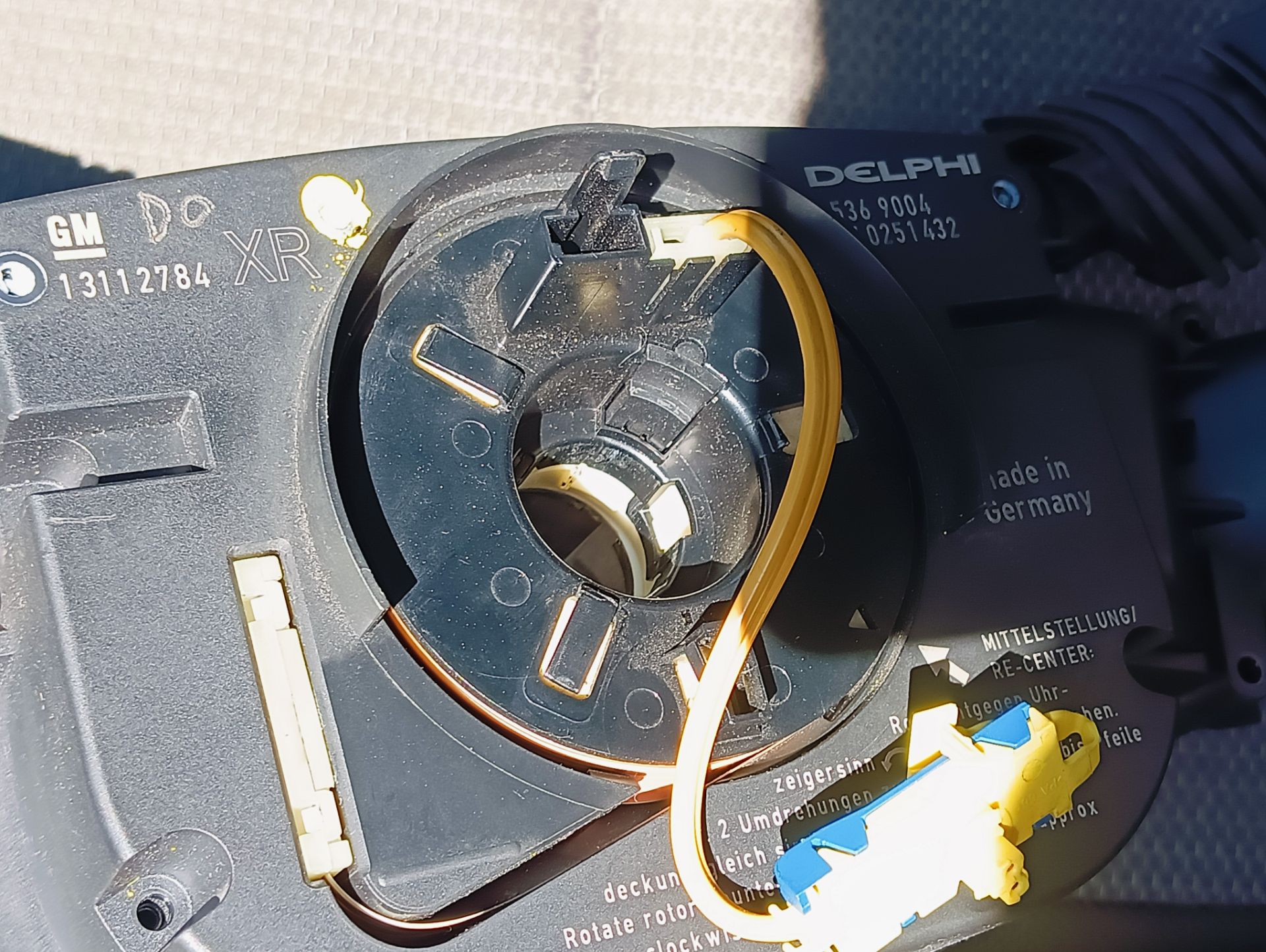 Anillo airbag Opel Vectra C