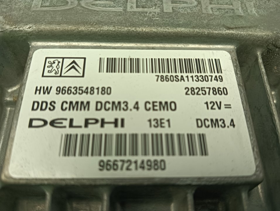 Centralita motor uce Citroën C5 Tourer