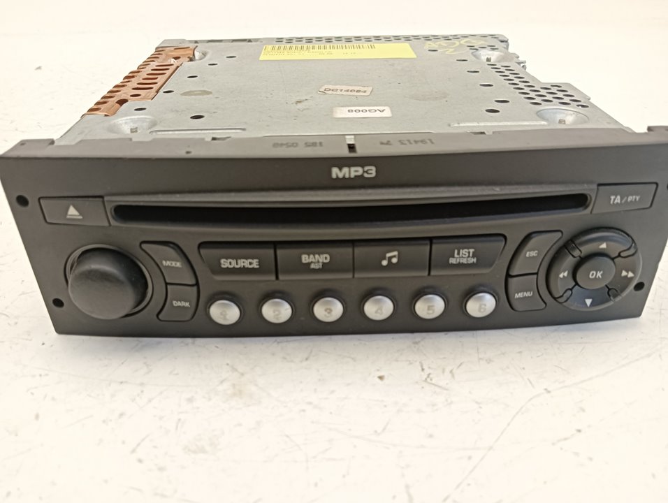Sistema audio / radio CD Peugeot 207