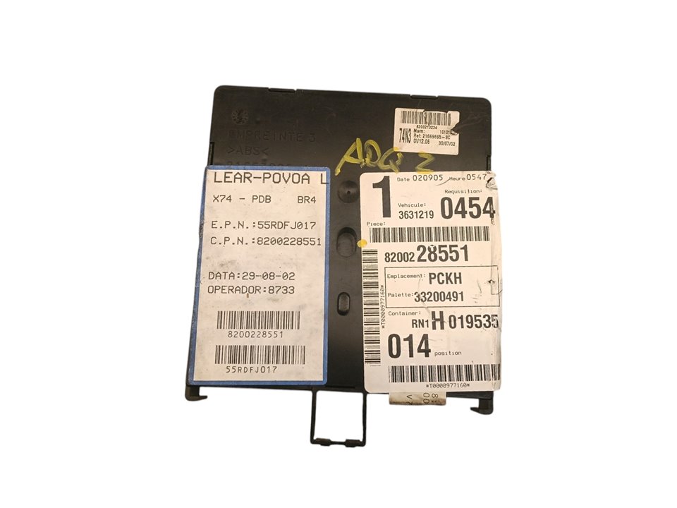 Caja relés / fusibles Renault Laguna II (BG0)