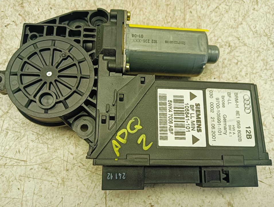 Motor elevalunas Audi A4 (8E)