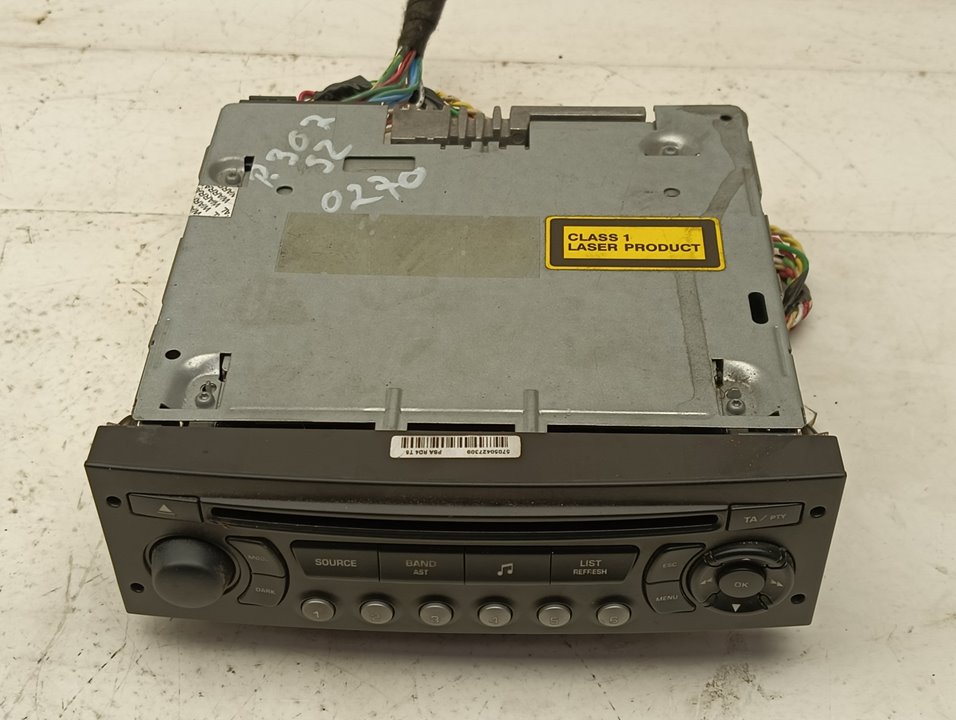 Sistema audio / radio CD Peugeot 307 Break/ (S2)