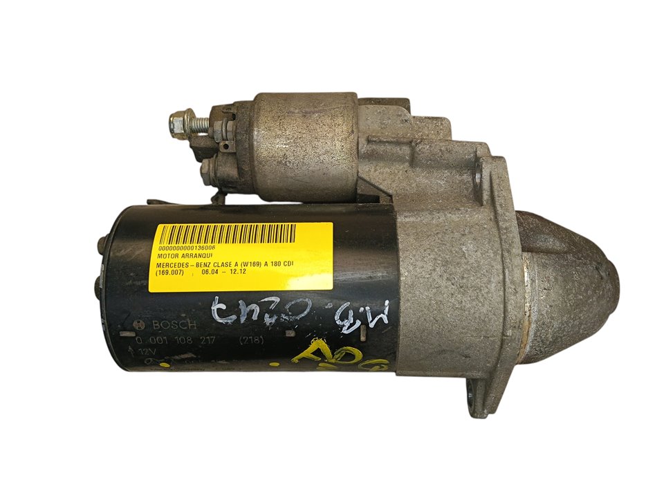 Motor arranque Mercedes-Benz A (BM 169)
