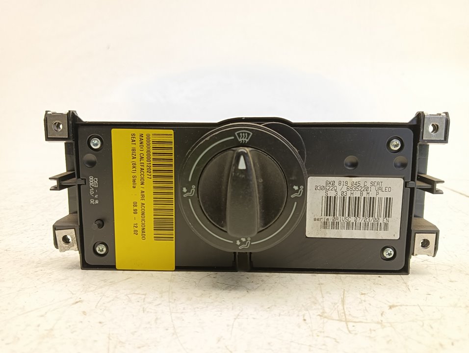 Mando calefacción / aire acondicionado SEAT Ibiza (6K1)