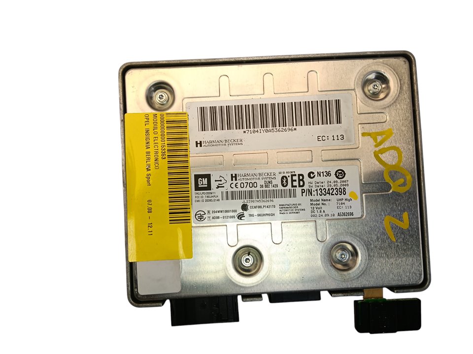 Módulo electrónico Opel Insignia