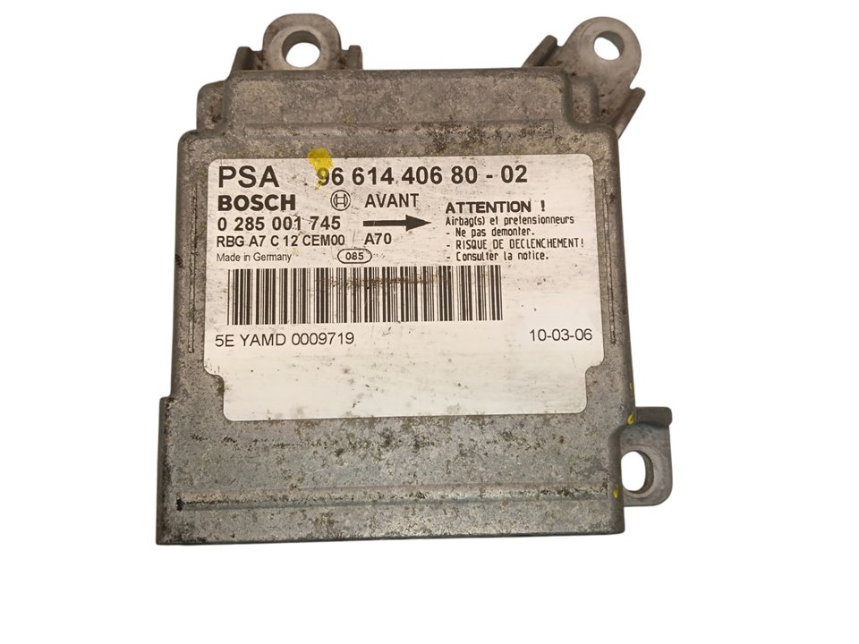 Centralita airbag Peugeot 207