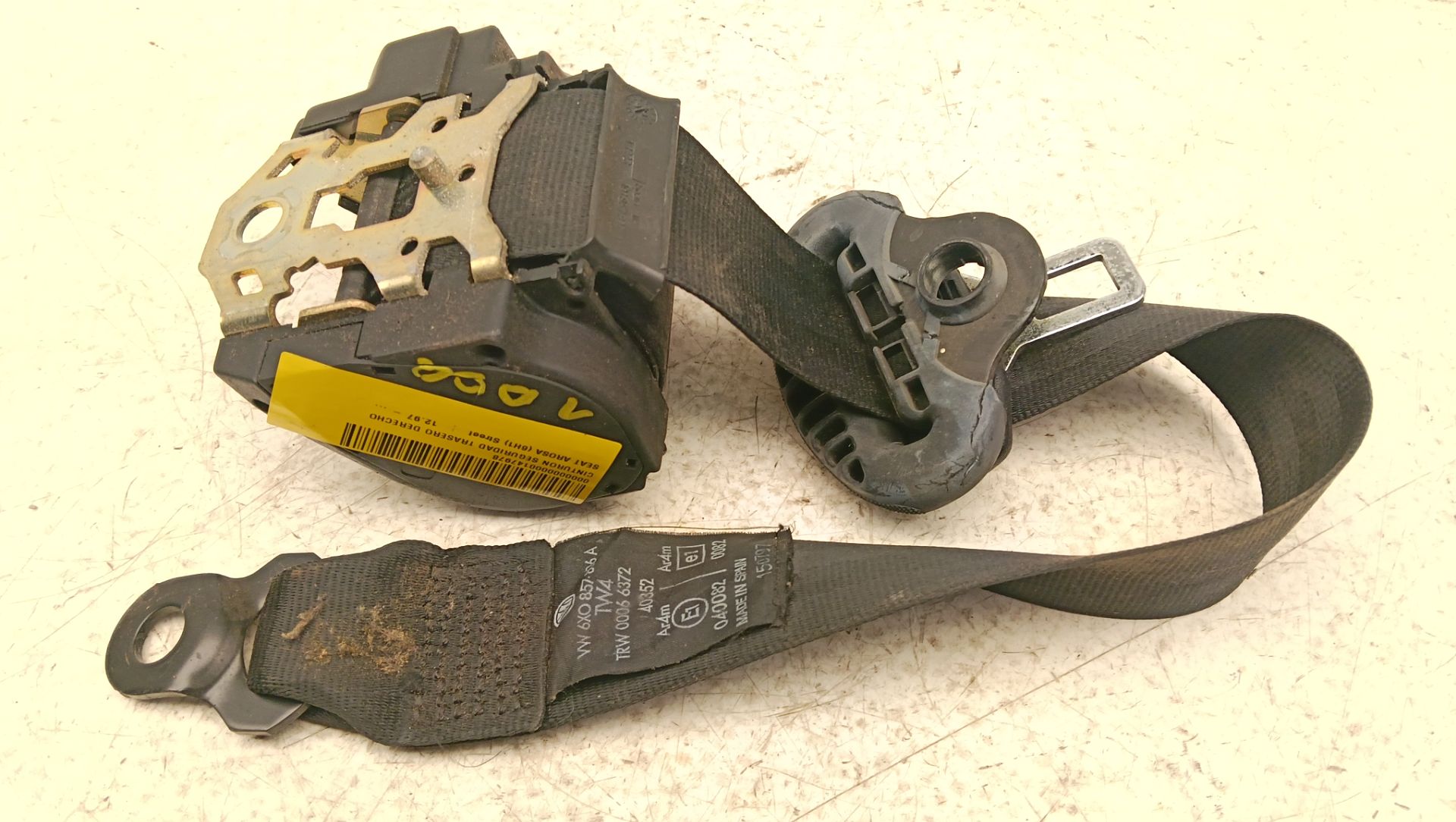 Cinturón seguridad SEAT Arosa (6H1)
