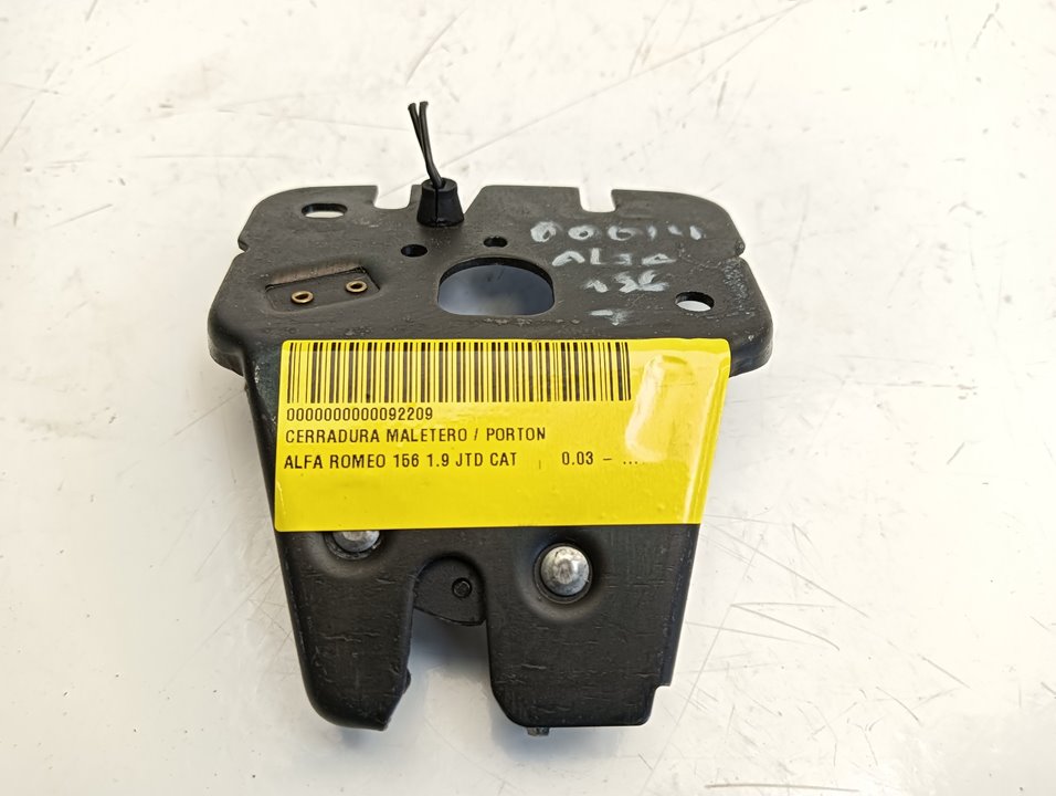 Cerradura maletero / portón Alfa Romeo 156