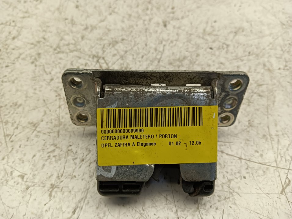 Cerradura maletero / portón Opel Zafira A