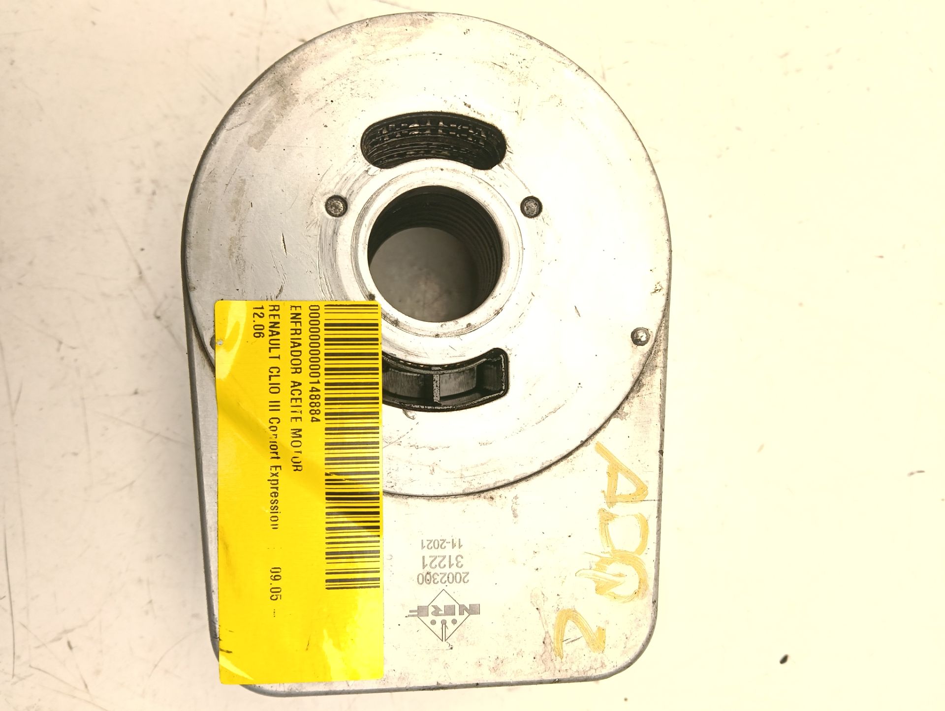 Enfriador aceite motor Renault Clio III