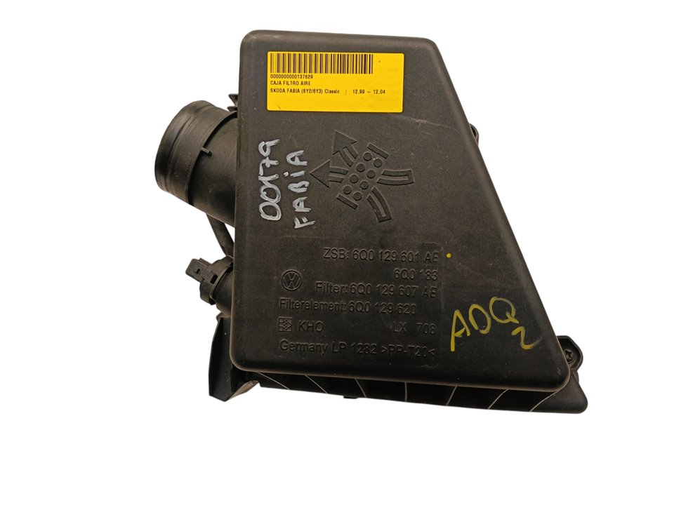 Caja filtro aire Škoda Fabia (6Y2/6Y3)
