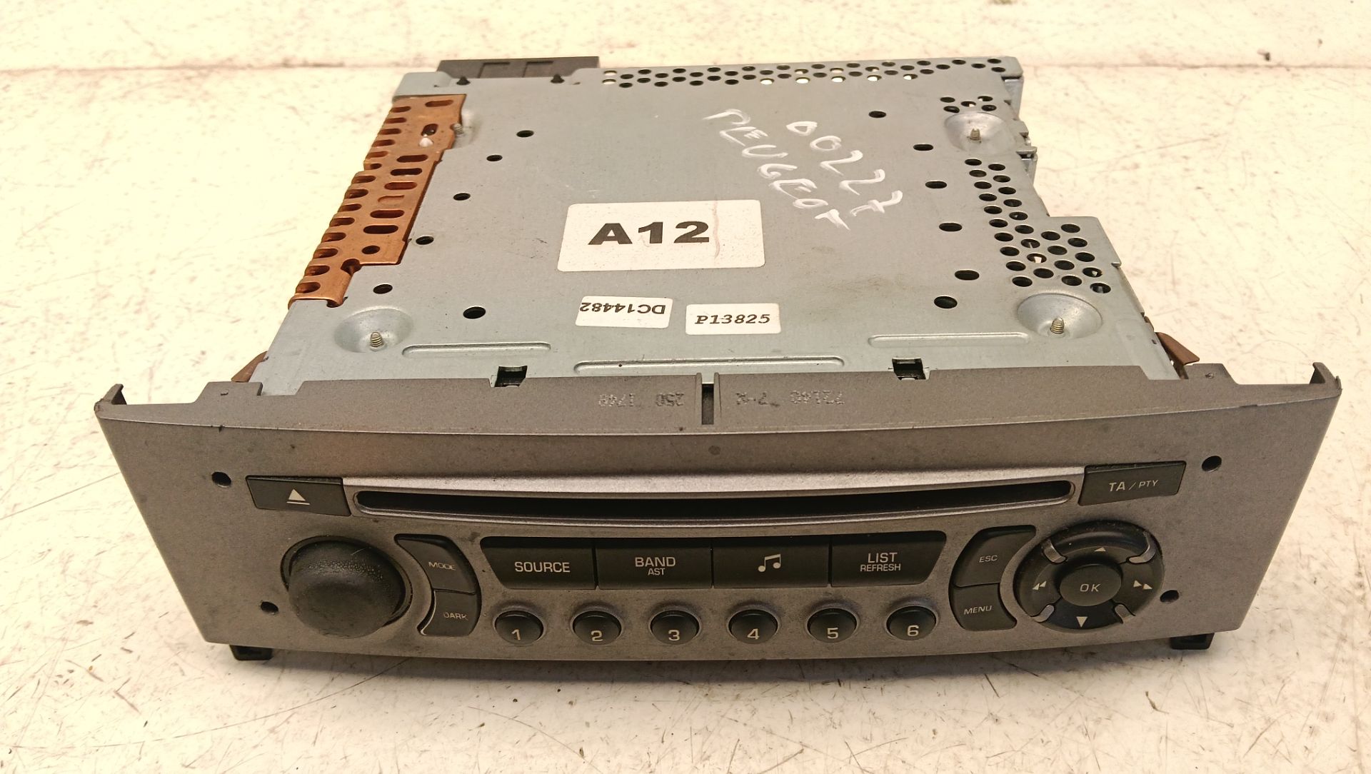 Sistema audio / radio CD Peugeot 308