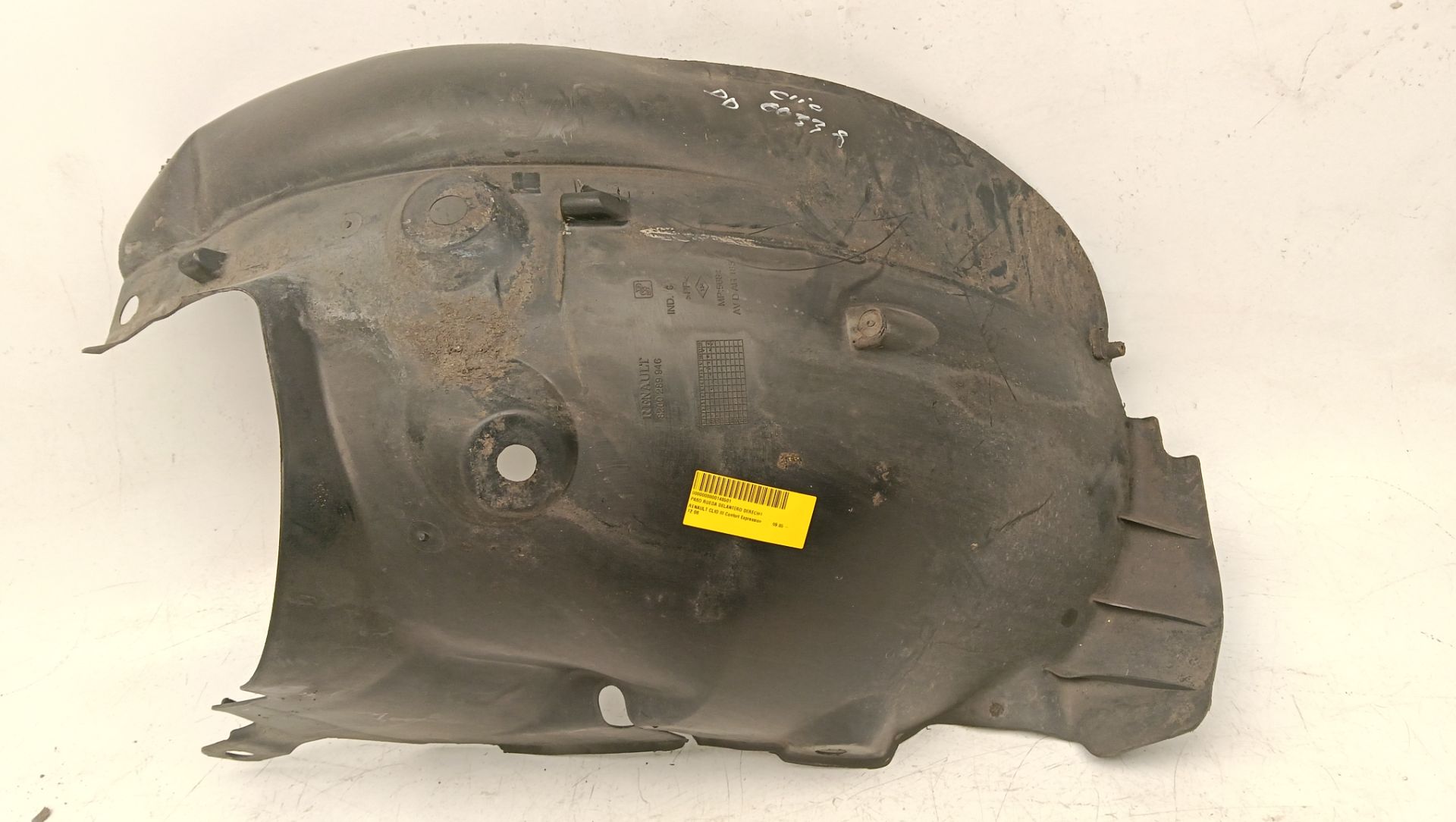 Paso rueda Renault Clio III