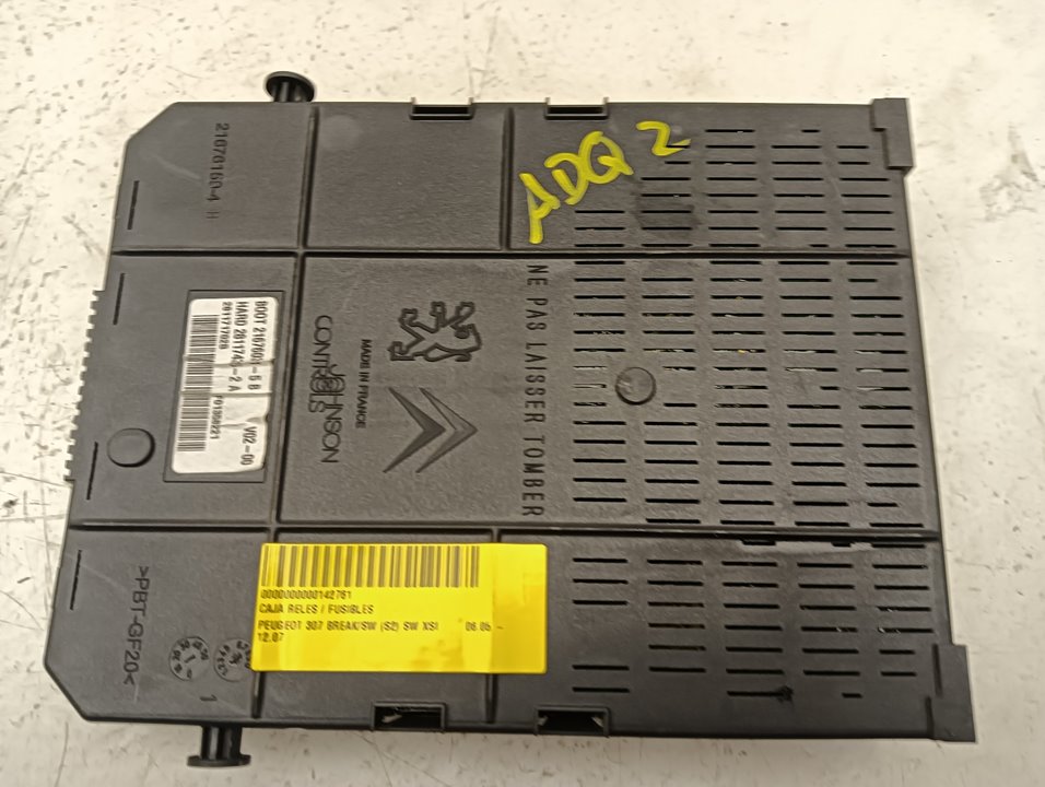 Caja relés / fusibles Peugeot 307 Break/ (S2)
