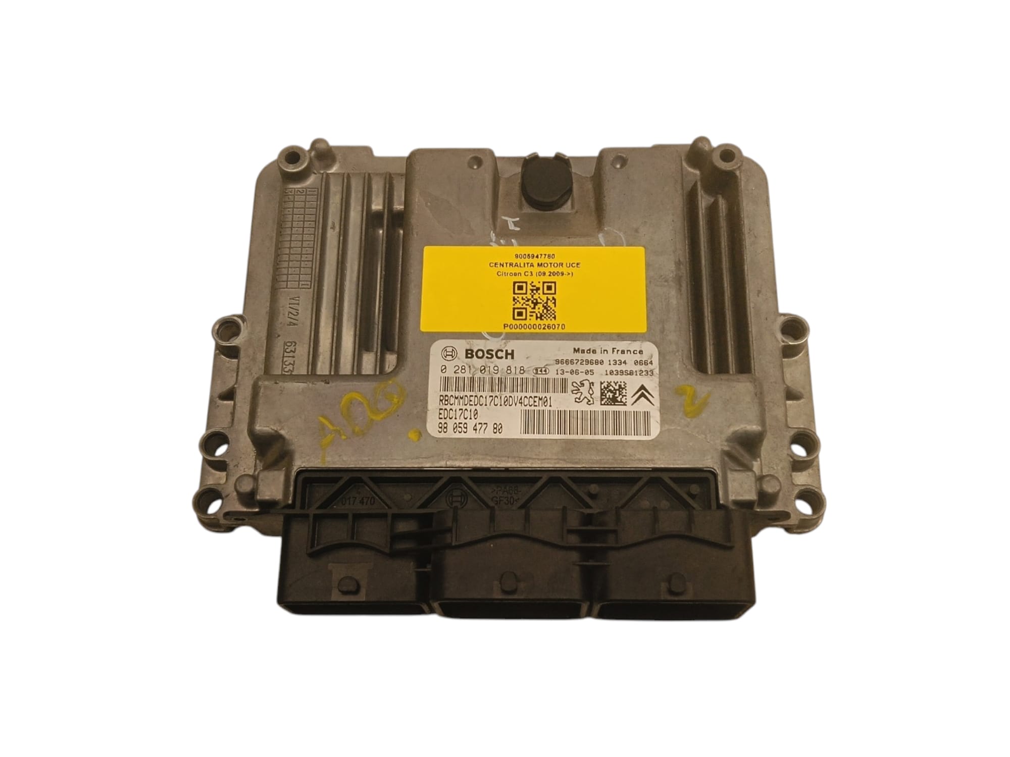 Centralita motor uce Citroën C3