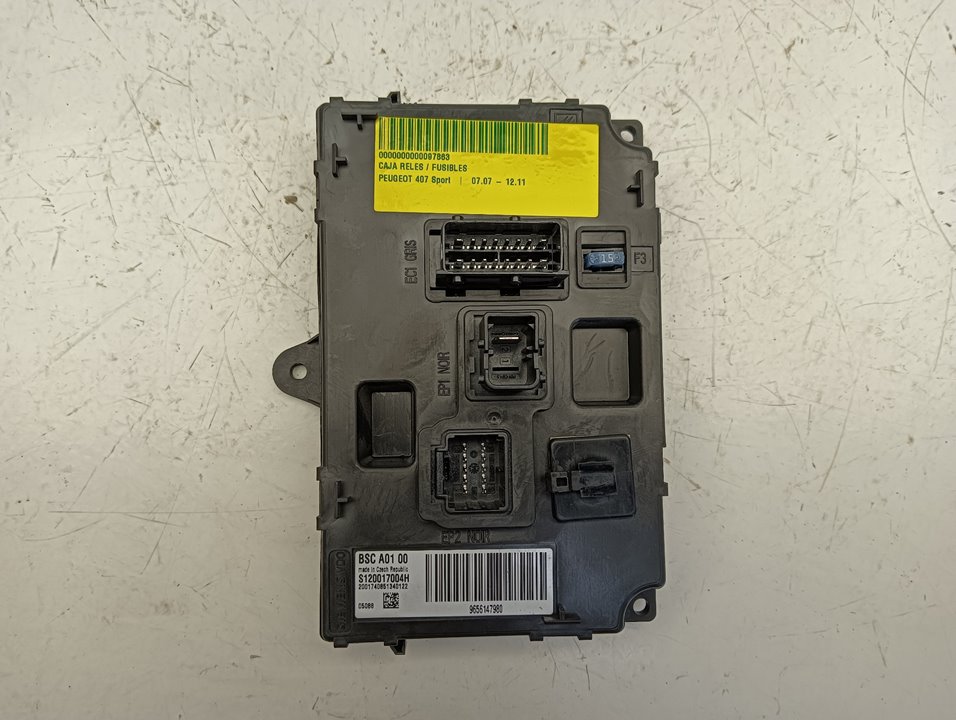 Caja relés / fusibles Peugeot 407