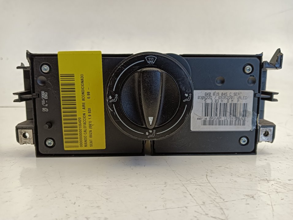 Mando calefacción / aire acondicionado SEAT Ibiza (6K1)